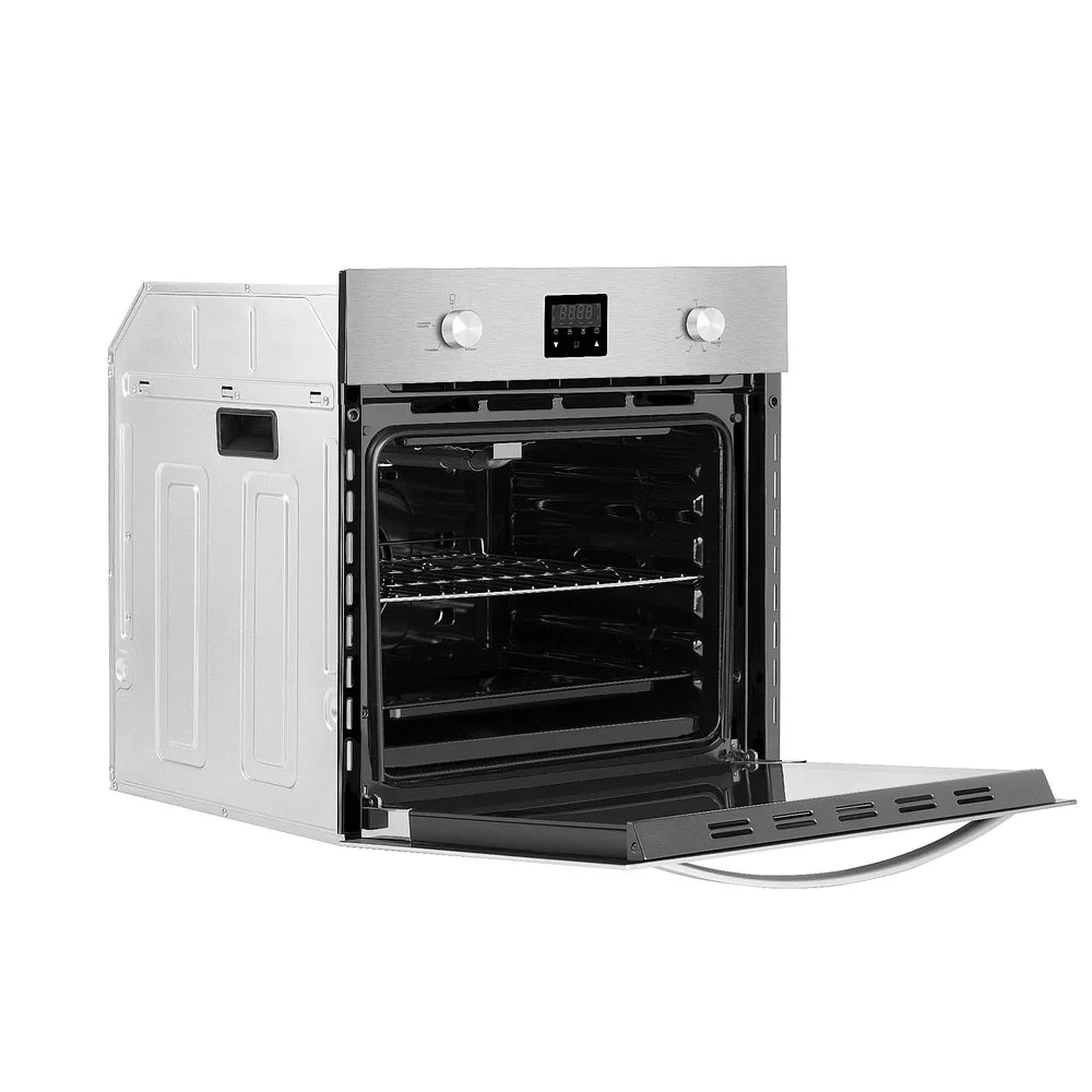 Empava 24-Inch 2.3 cu.ft Single Wall Convection Oven - Digital Timer, Stainless Steel, Liquid Propane Gas - Perfect for Home Kitchens, Restaurants & Outdoor Cooking