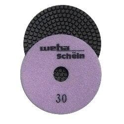 4 Inch Weha Diamond Polishing Pads for Granite, Marble & Concrete - 3.4mm Thick Wet/Dry Grinding Discs - Perfect for Countertop, Floor & Stone Restoration Projects