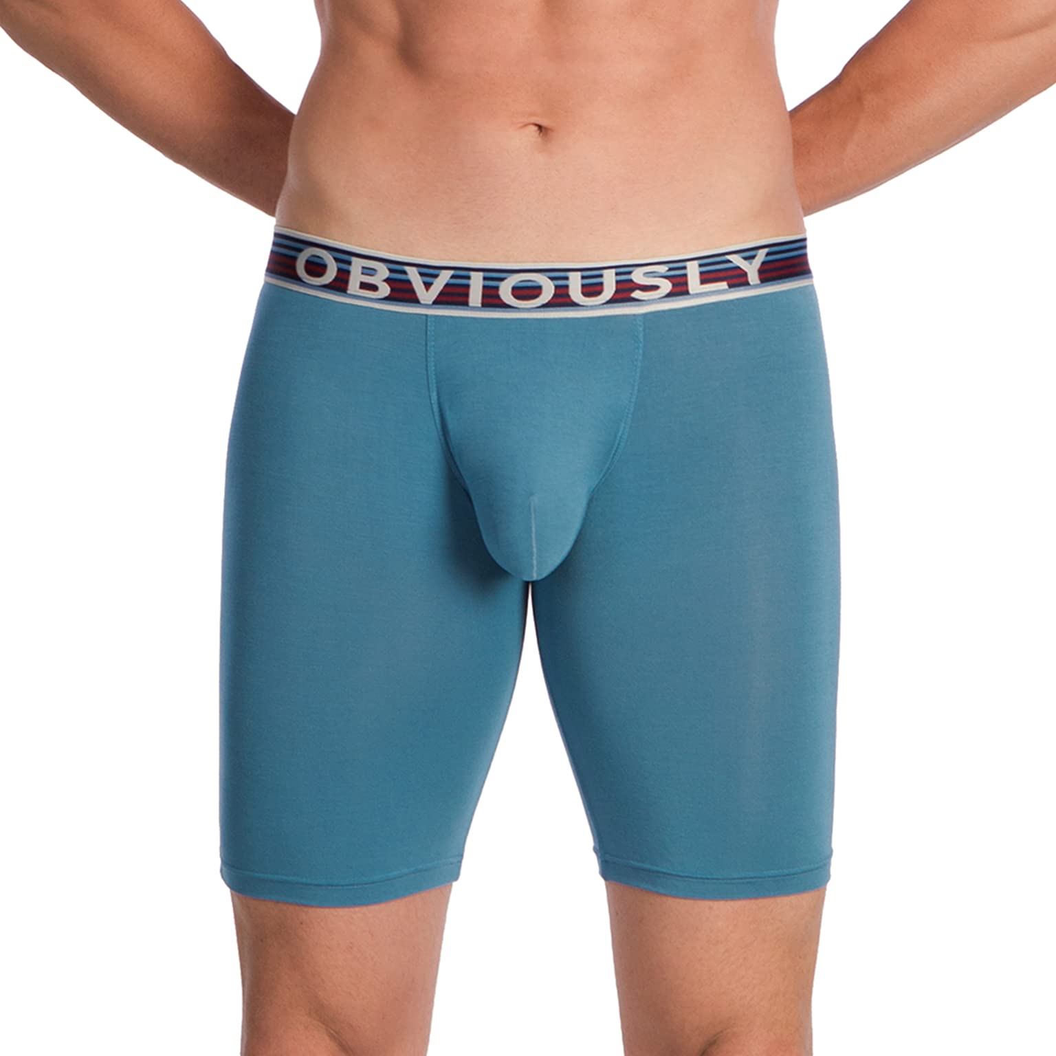 PrimeMan Men's 9-Inch Boxer Briefs - Soft Breathable Underwear for All-Day Comfort - Perfect for Workout, Travel & Everyday Wear