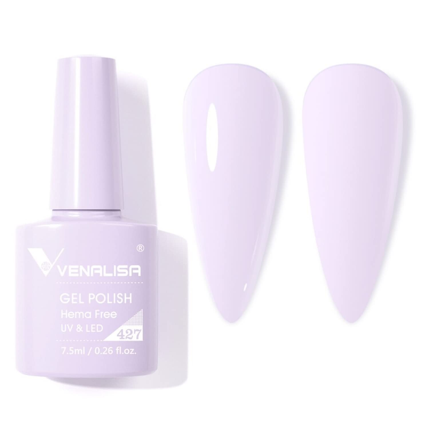 VENALISA 7.5ml #427 Soak Off UV LED Gel Nail Polish - Salon Quality Manicure Starter Kit for Long-Lasting Nail Art - Perfect for Home & Professional Use