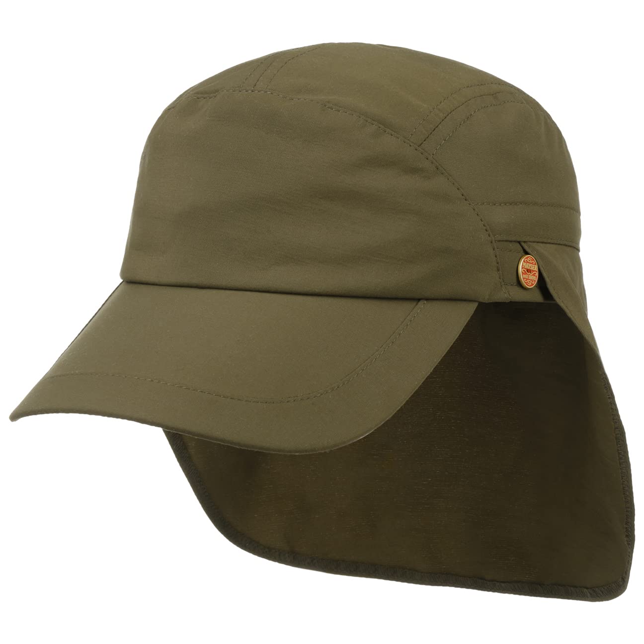 Coolmax UV Protection Cap with Neck Flap for Men & Women - Breathable Sun Hat for Outdoor Sports, Hiking, Running - Made in EU
