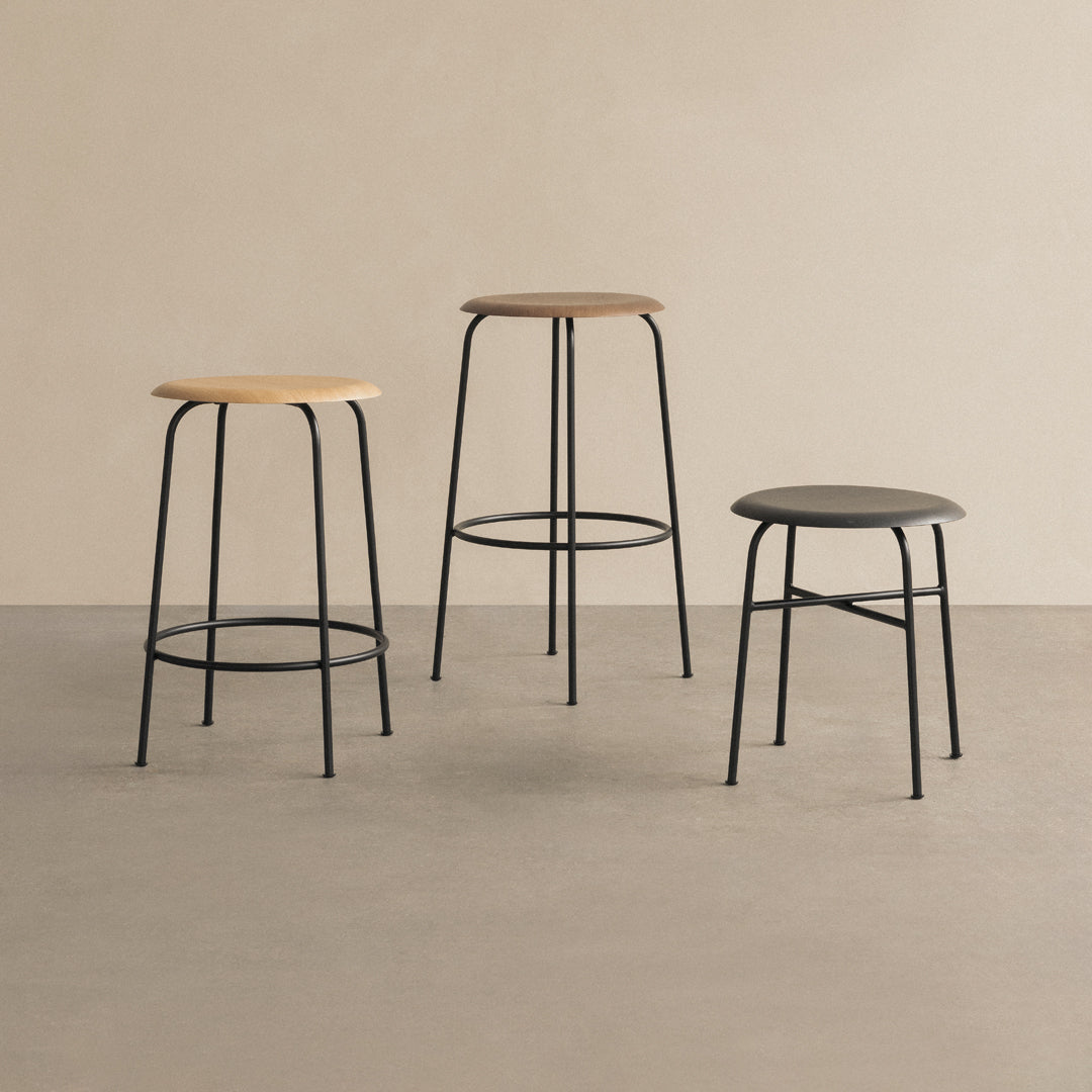 Afteroom Bar Stool - Modern Minimalist Counter Height Stool for Kitchen Island, Breakfast Bar & Home Decor | Durable & Comfortable Dining Chair