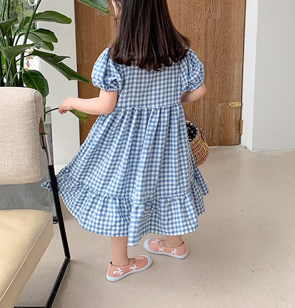 Toddler Girls' Cotton Short Sleeve Polo Dress - Spring Summer Casual Playwear (Ages 2-7) - Perfect for Playdates, Daycare & Outdoor Activities
