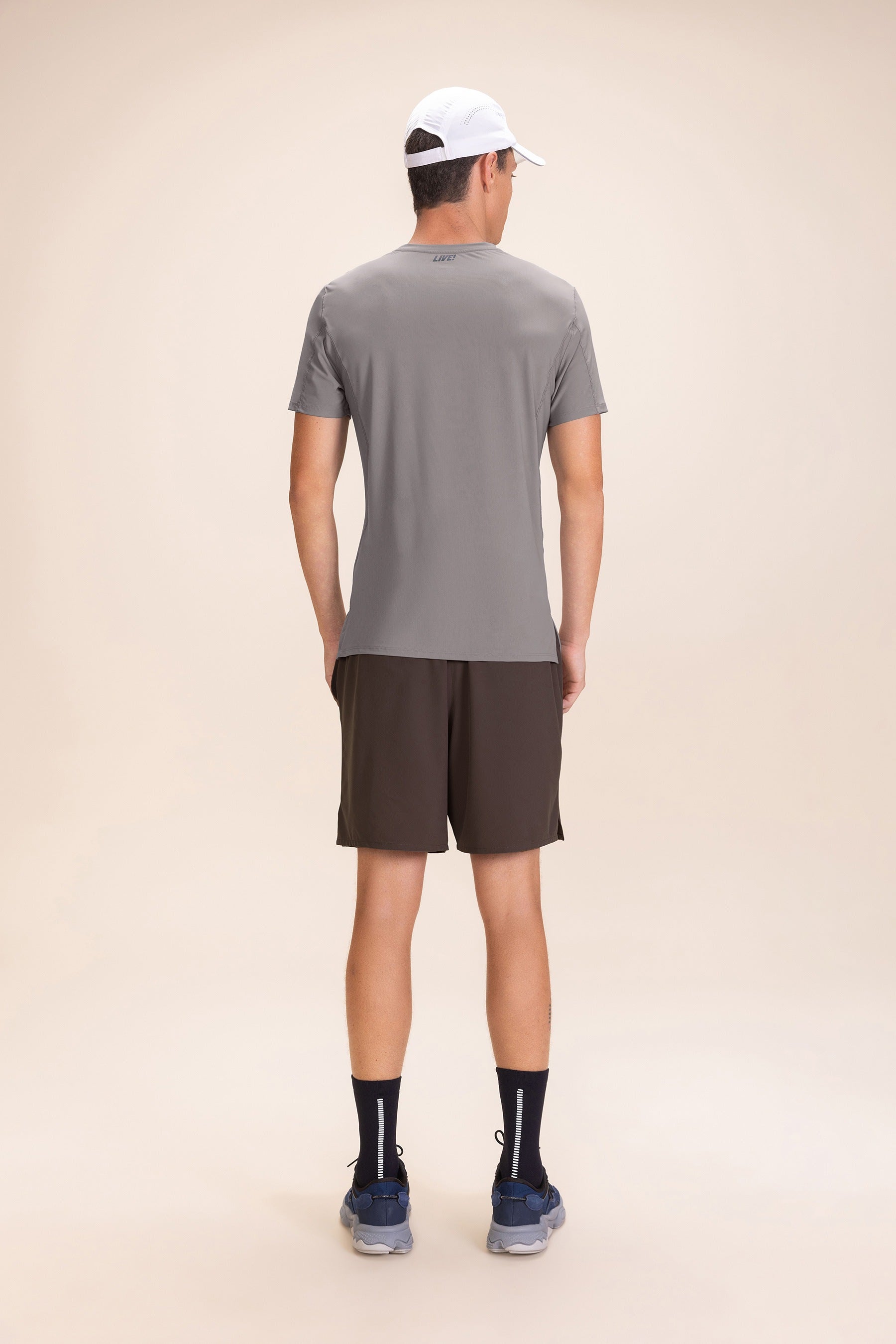 Fit Harmony Men's T-Shirt - Comfortable Cotton Crew Neck Tee for Casual Wear & Gym Workouts | Breathable & Soft Everyday Shirt for Men