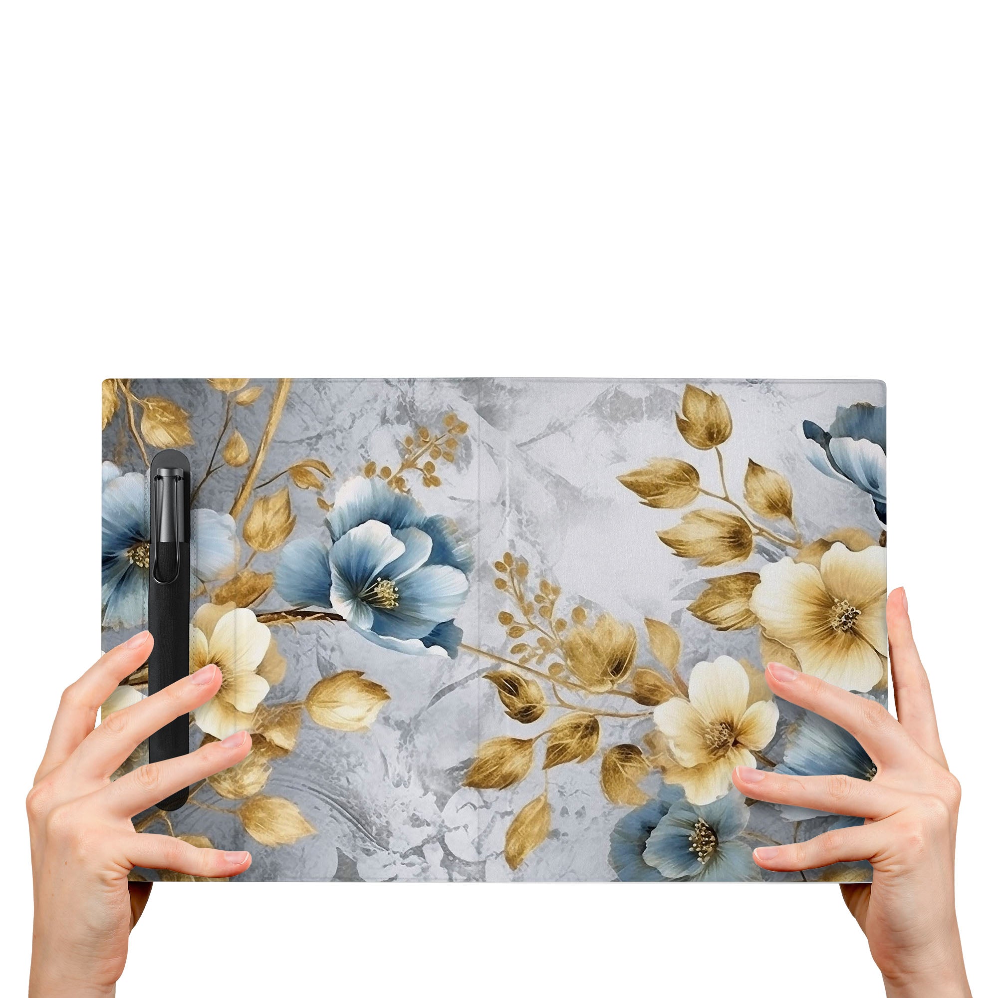 Premium reMarkable 2 Tablet Case with Magnetic Stylus Bundle - Flower Art Design | Protective Cover for Digital Note Taking, Drawing & E-Reading | Perfect for Students, Professionals & Artists