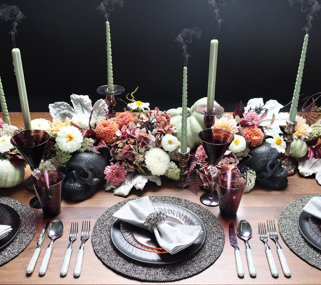 Premium Gunmetal & Multi Aurora Placemat Set of 4 - Waterproof & Heat-Resistant Dining Table Mats for Everyday Use, Dinner Parties & Home Decor