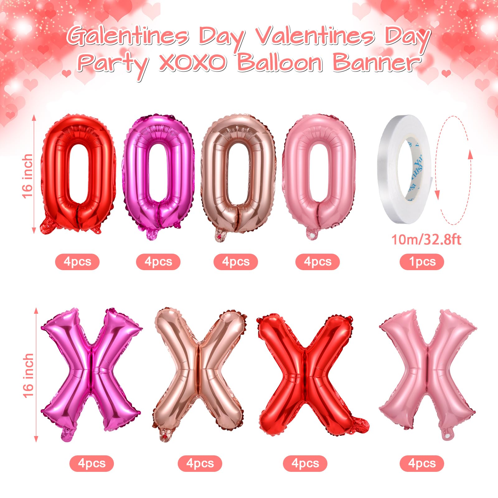 32 Pcs 16