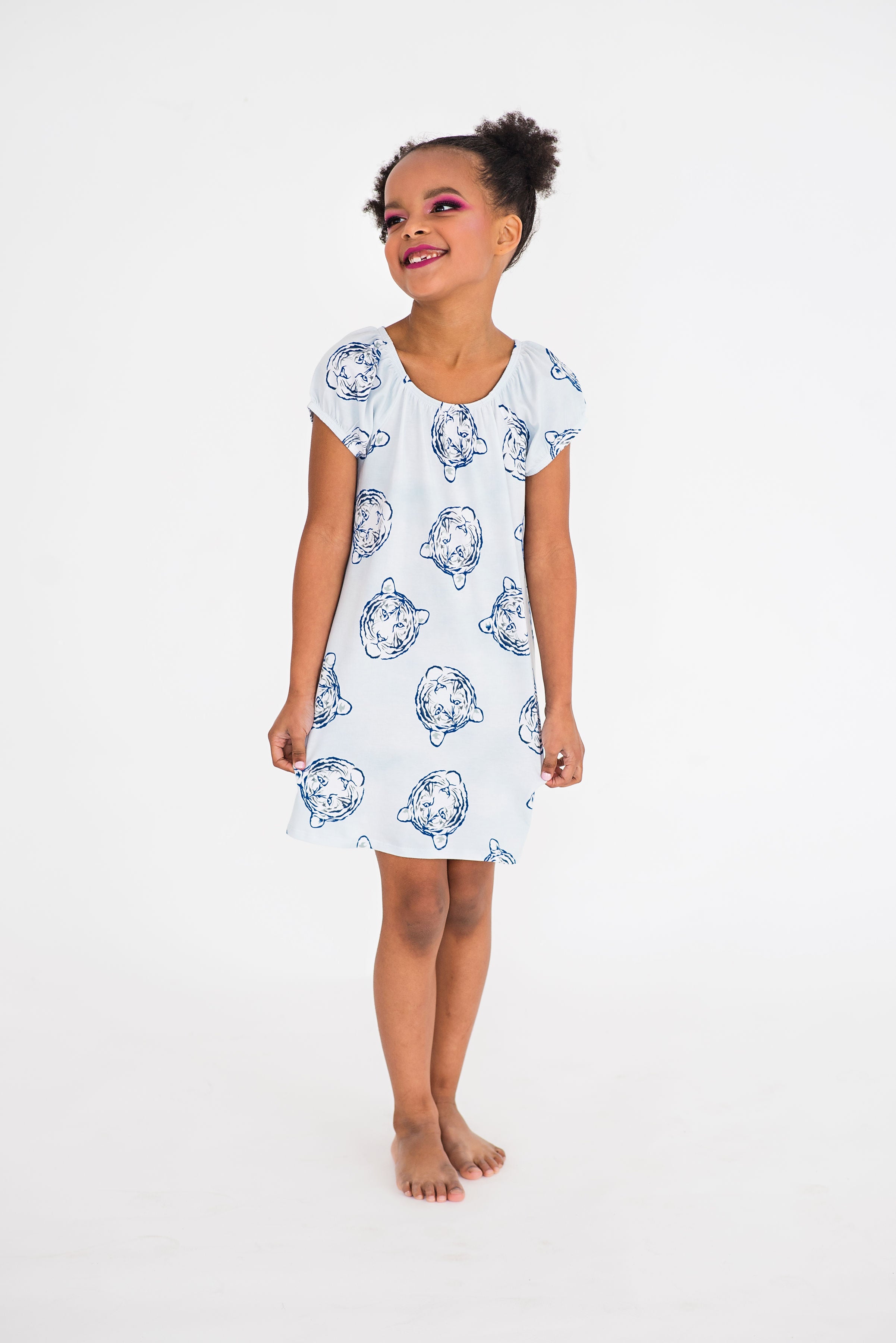 Tiger Remi Dress - Stylish Women's Floral Print Summer Dress for Casual Outings & Beach Vacations