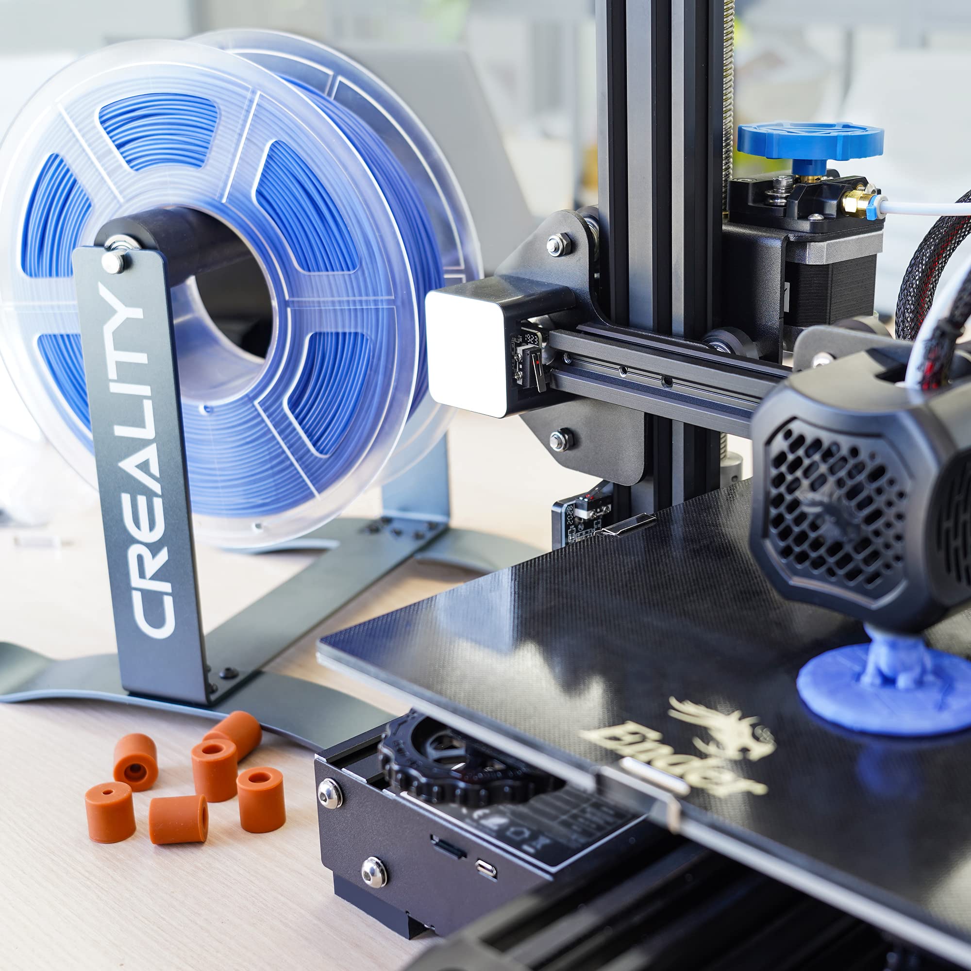 3D Printer Heat Bed Leveling Parts - 12 Pack Silicone Column Solid Mounts & Leveling Spring Replacement for Ender 3, CR-10 - Perfect for Precise Bed Leveling & Improved Print Quality