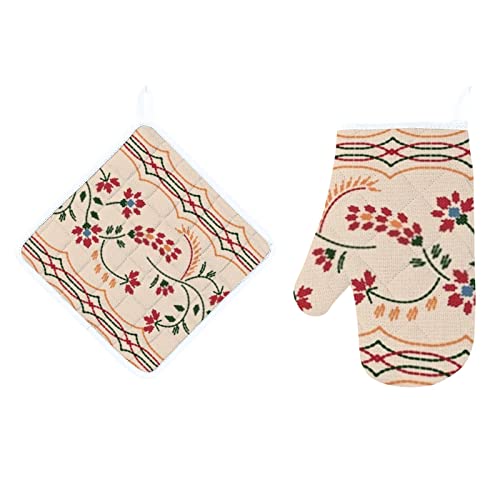 Ethnic Leaf Floral Mexica Ornament