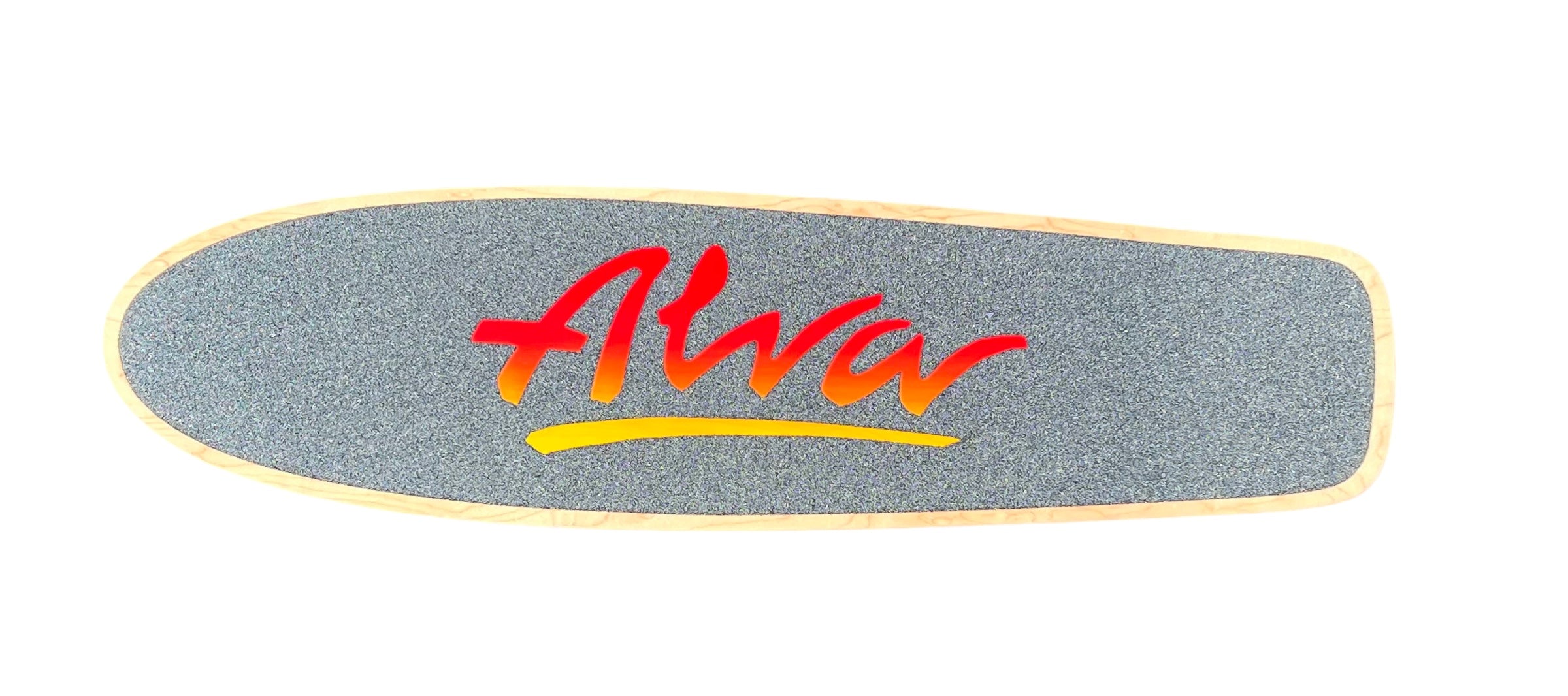 ALVA 77 Skateboard Deck - Professional 7-Ply Maple Wood Board for Street & Park Skating - Perfect for Beginners & Advanced Riders (Red) - Great for Commuting, Tricks & Skatepark Sessions
