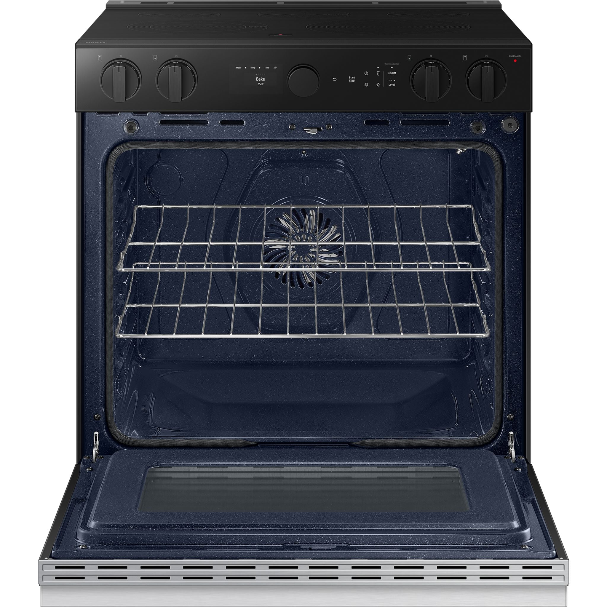 Samsung NSE6DG8500SRAC Slide-In Electric Range - 30 Inch Stainless Steel Smart Oven with Convection & Air Fry - Perfect for Modern Kitchens & Home Cooking