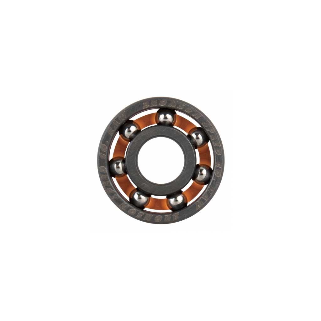 Bronson Speed Co. Raw Bronson Bearings - High Performance Skateboard Bearings for Smooth Riding & Longevity | Perfect for Street Skating, Park Riding & Cruising