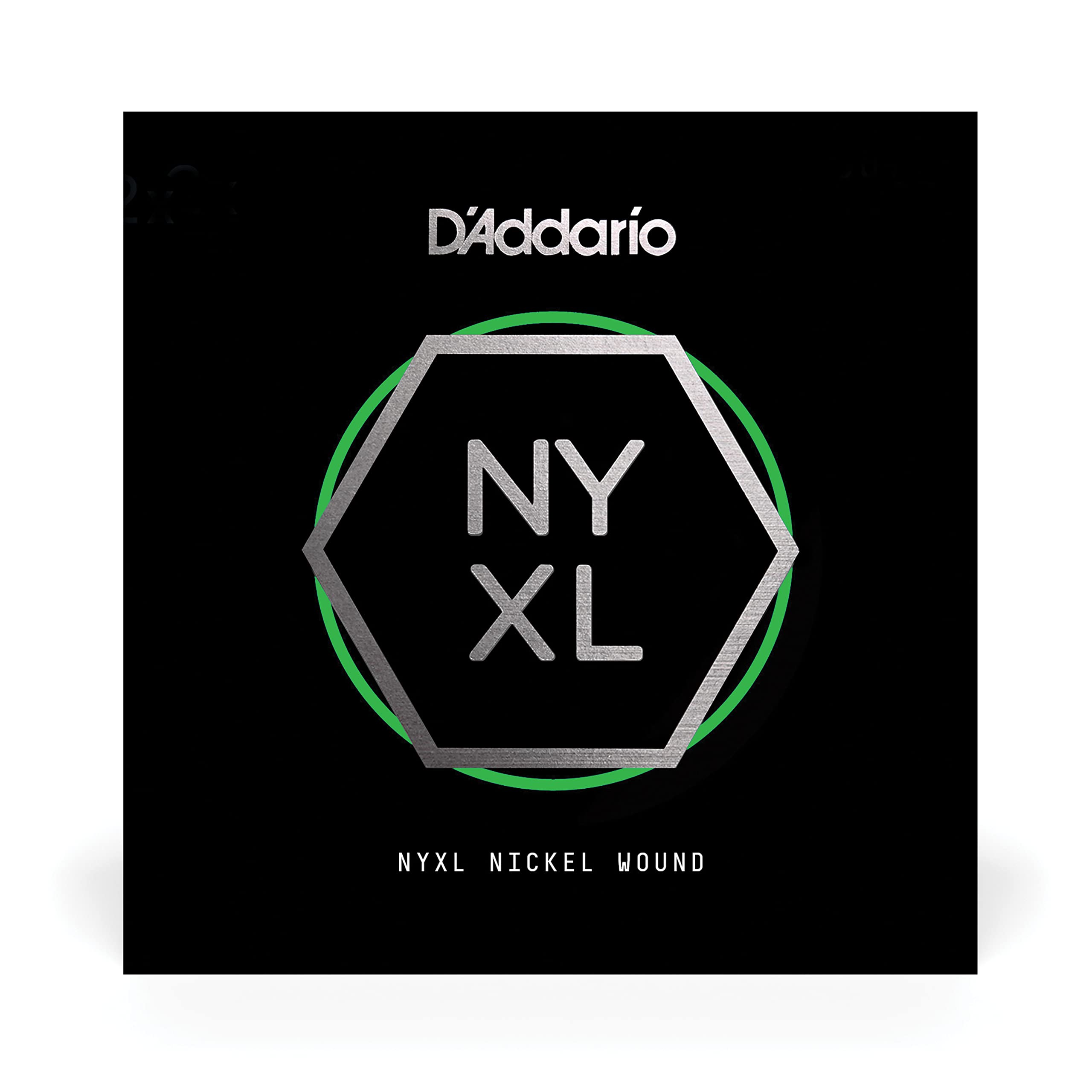 D'Addario NYXL Nickel Wound Electric Guitar String - Single .074 Gauge for Rock, Metal & Studio Recording - Perfect Replacement String for Electric Guitars
