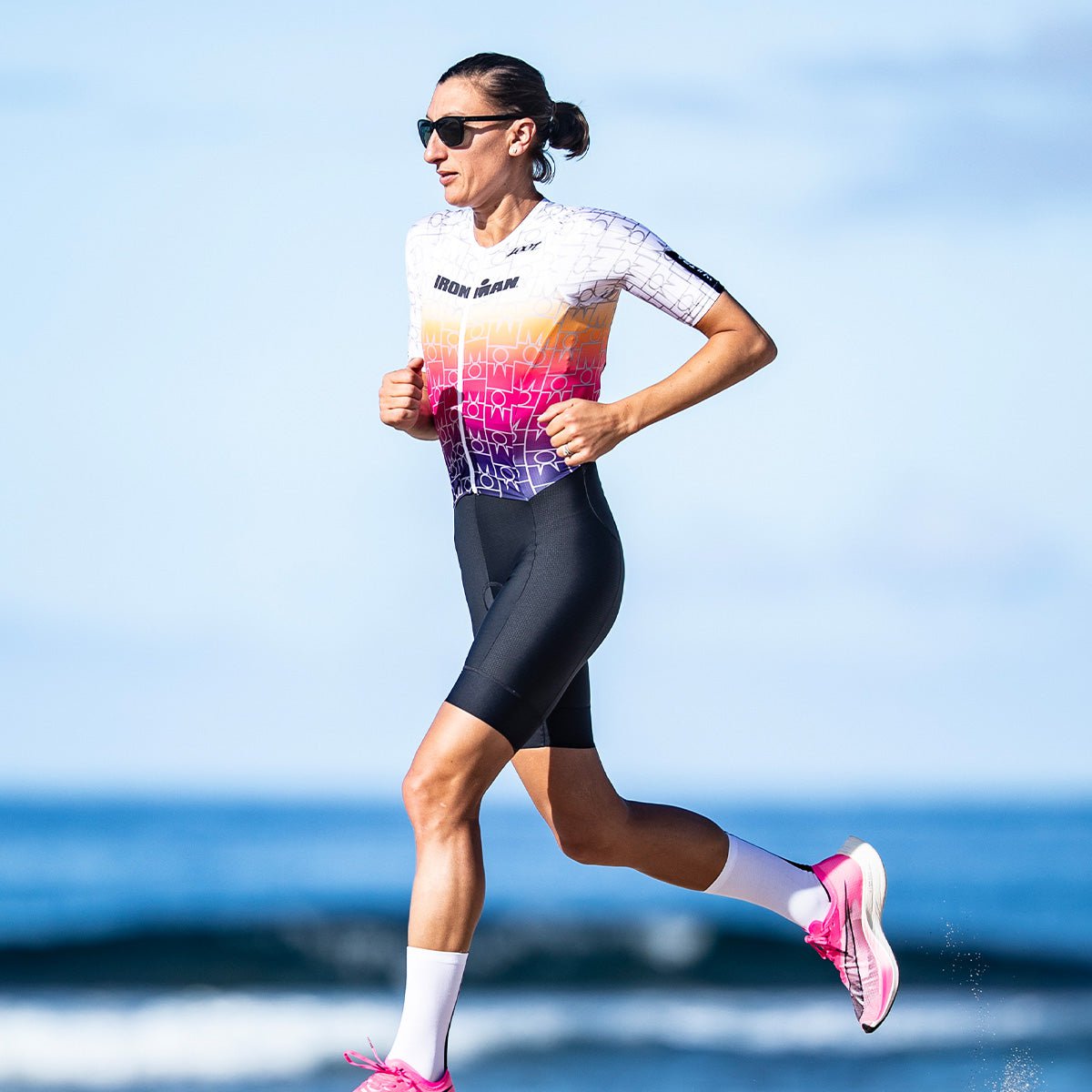 Women's Ultra Tri P1 Racesuit - High Performance IM Endurance Triathlon Suit for Competitive Swimming, Cycling & Running - Perfect for Ironman Training & Triathlon Events