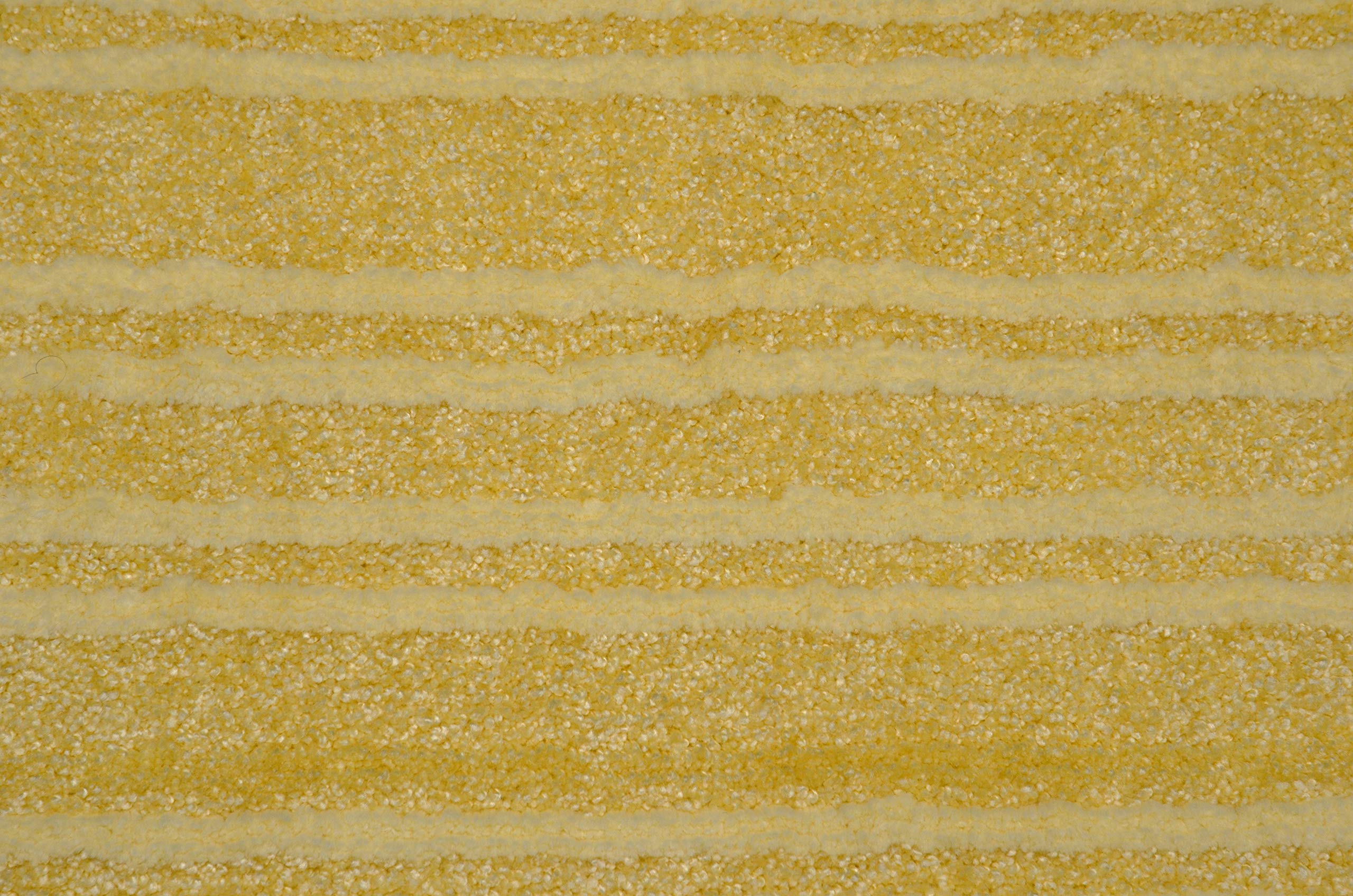 Garland Rug Grand Isle Non-Slip Bath Rug 2-Piece Set - Rubber Ducky Yellow | Soft Absorbent Bathroom Mat for Kids & Adults - Perfect for Bath, Shower & Vanity Areas
