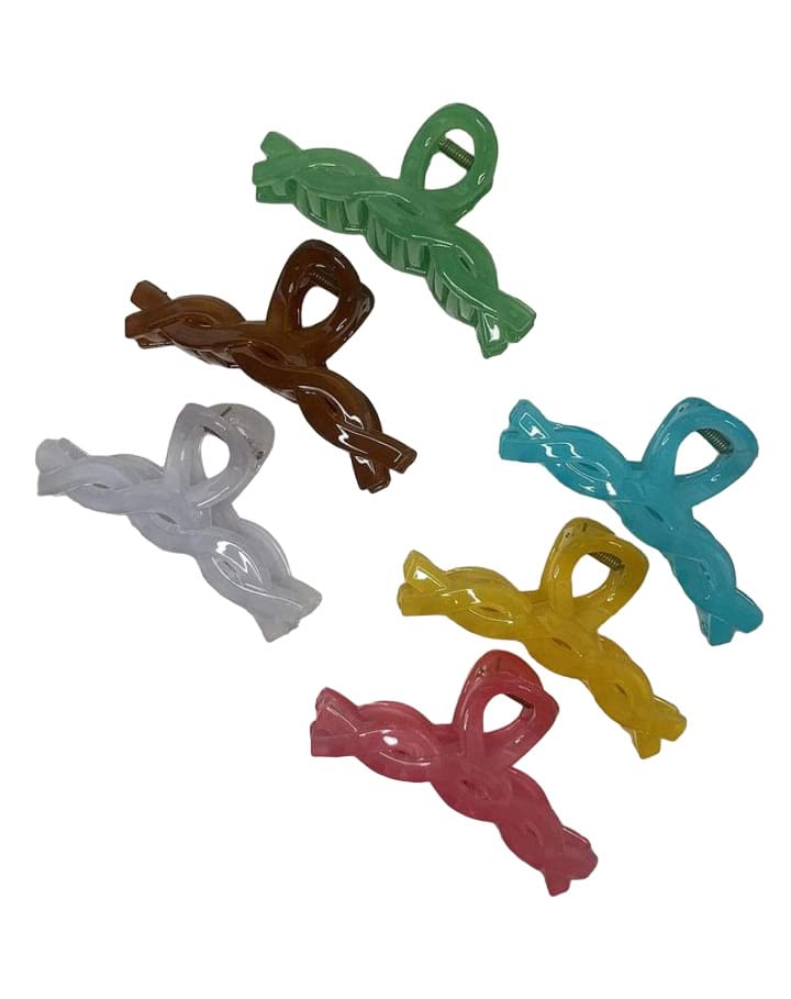 Colorful Plastic Hair Clips for Women - Non-Slip Hair Clutchers for Ponytails, Buns & Styling - Perfect for Daily Use, Workouts & Fashion Accessories