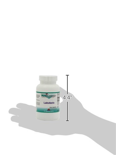 Nutricology Lactoferrin Supplement 350mg - Bovine Colostrum Immune Support, Iron Supplement with Bioactive Peptides, 90 Vegicaps for Daily Immune & Gut Health - Perfect for Travel, Fitness & Wellness Routines