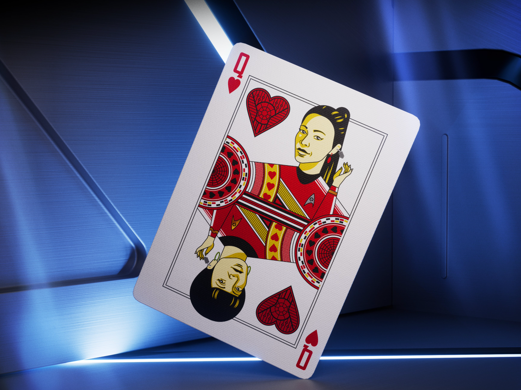 Star Trek Themed Playing Cards by Theory11 - Premium Collectible Deck for Card Games, Magic Tricks, and Gift Giving - Perfect for Trekkies and Card Enthusiasts