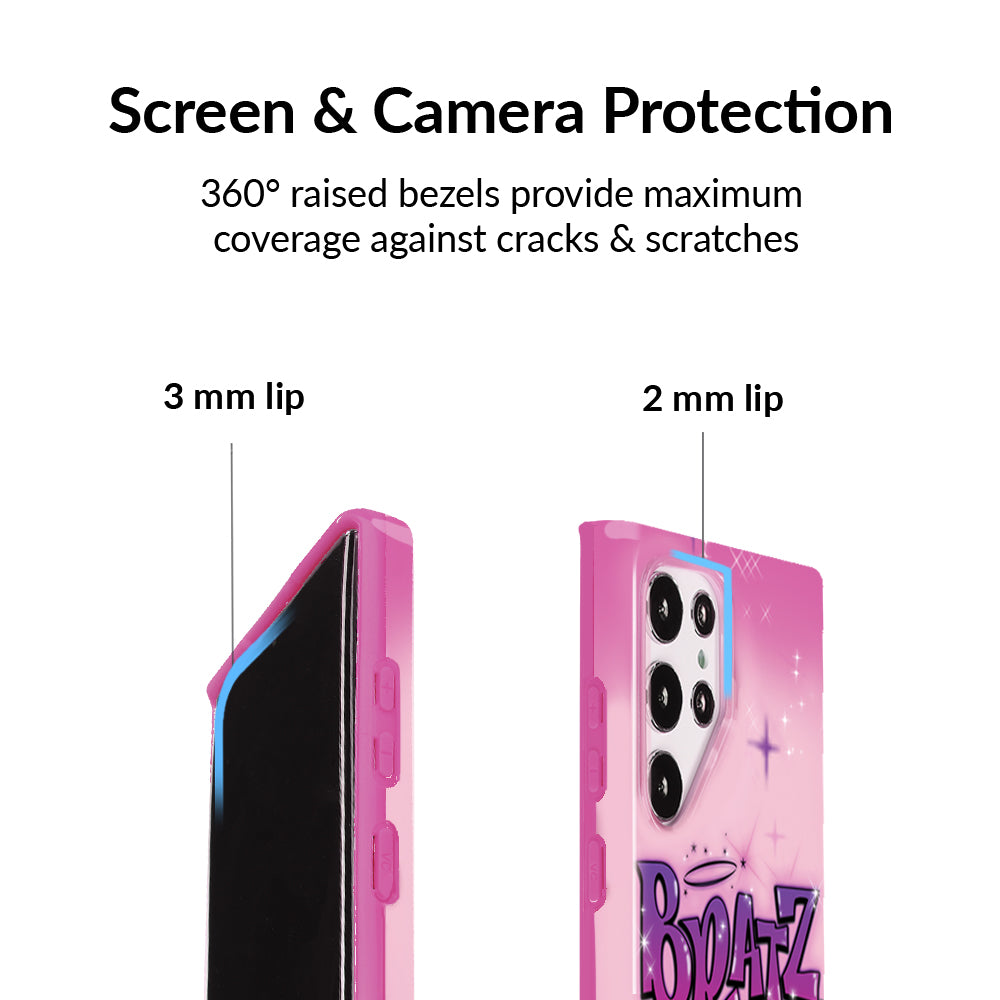 Bratz Airbrush Angelz Samsung Phone Case - Trendy Protective Cover for Samsung Galaxy - Perfect for Teens, Fans, and Gift Giving