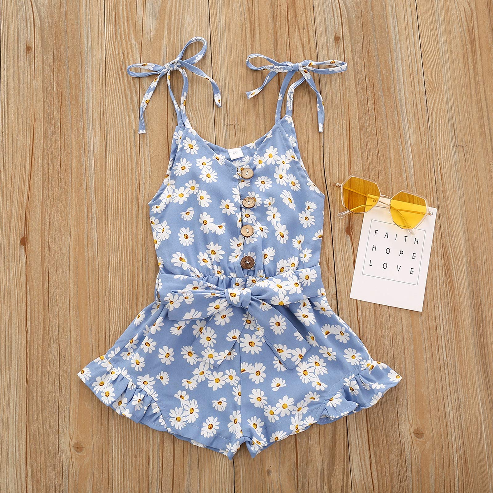 Adorable Baby Girl Summer Halter Romper Outfits - 6 Months to 5 Years | Cute Toddler Clothes for Beach, Playdates & Outdoor Activities