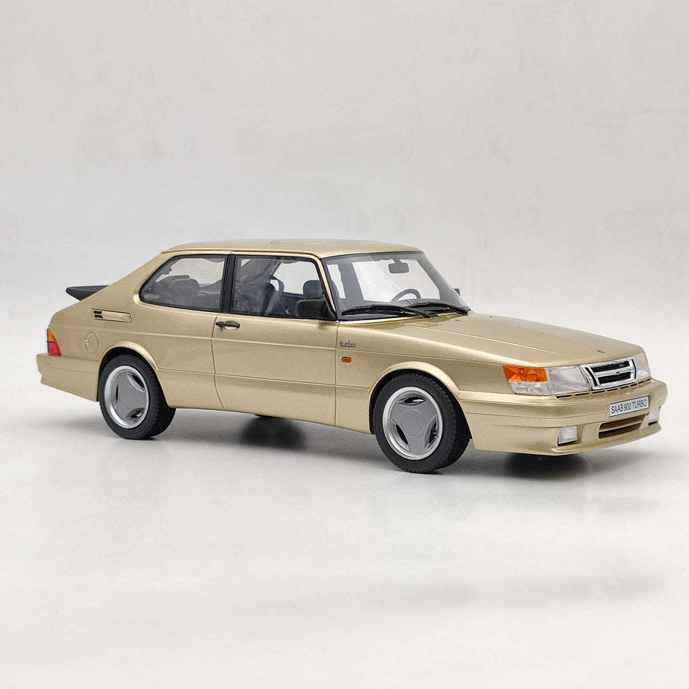 1/18 Scale Saab 900 Turbo T16 Airflow Gold Resin Model Car - DNA Collectibles DNA000111 - Perfect for Car Enthusiasts, Collectors, and Home/Office Display
