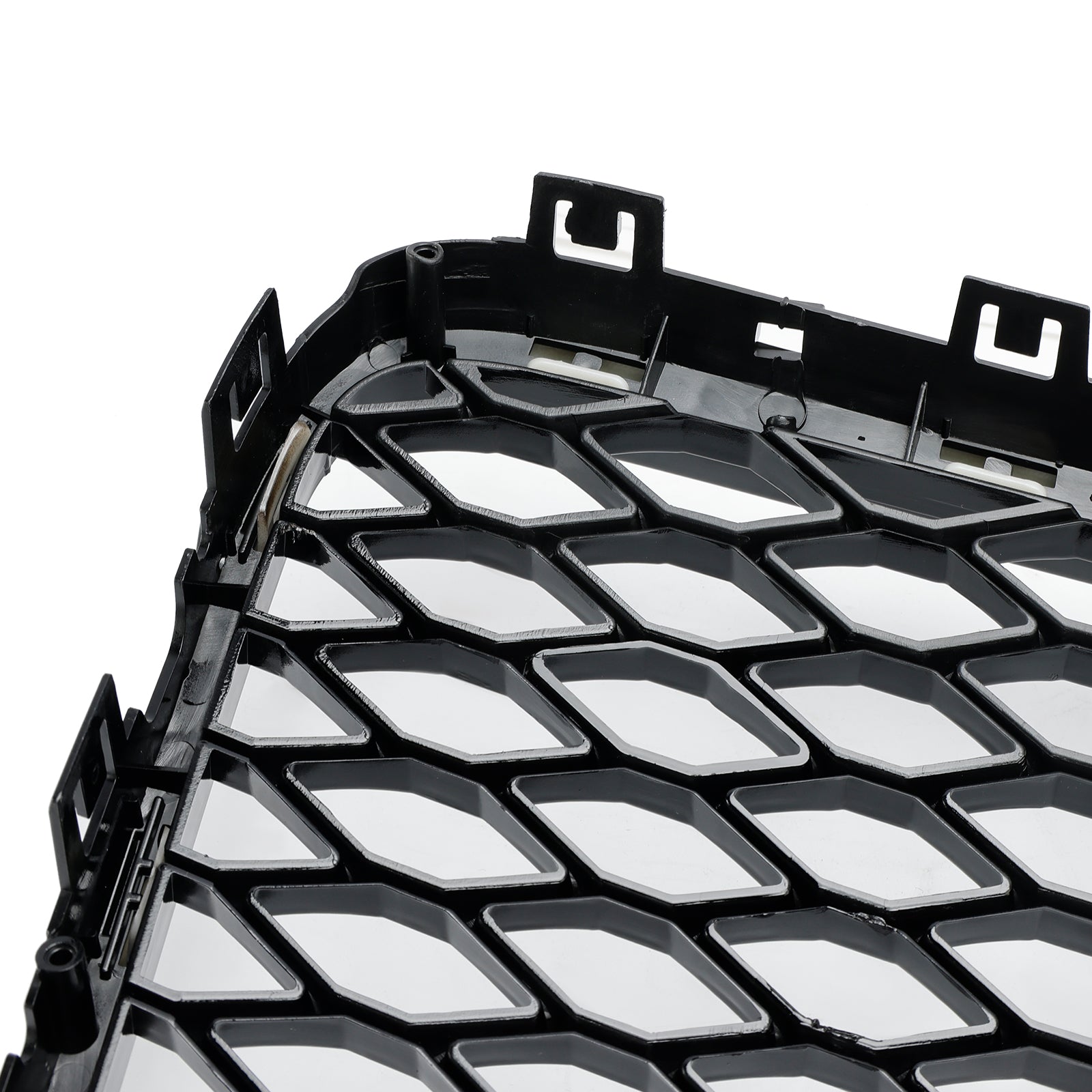 05-15 Audi Q7 SQ7 Gloss Black Front Bumper Radiator Vent Mesh Grille - Replacement Grille for Enhanced Style & Airflow - Perfect for Car Upgrades & Customization
