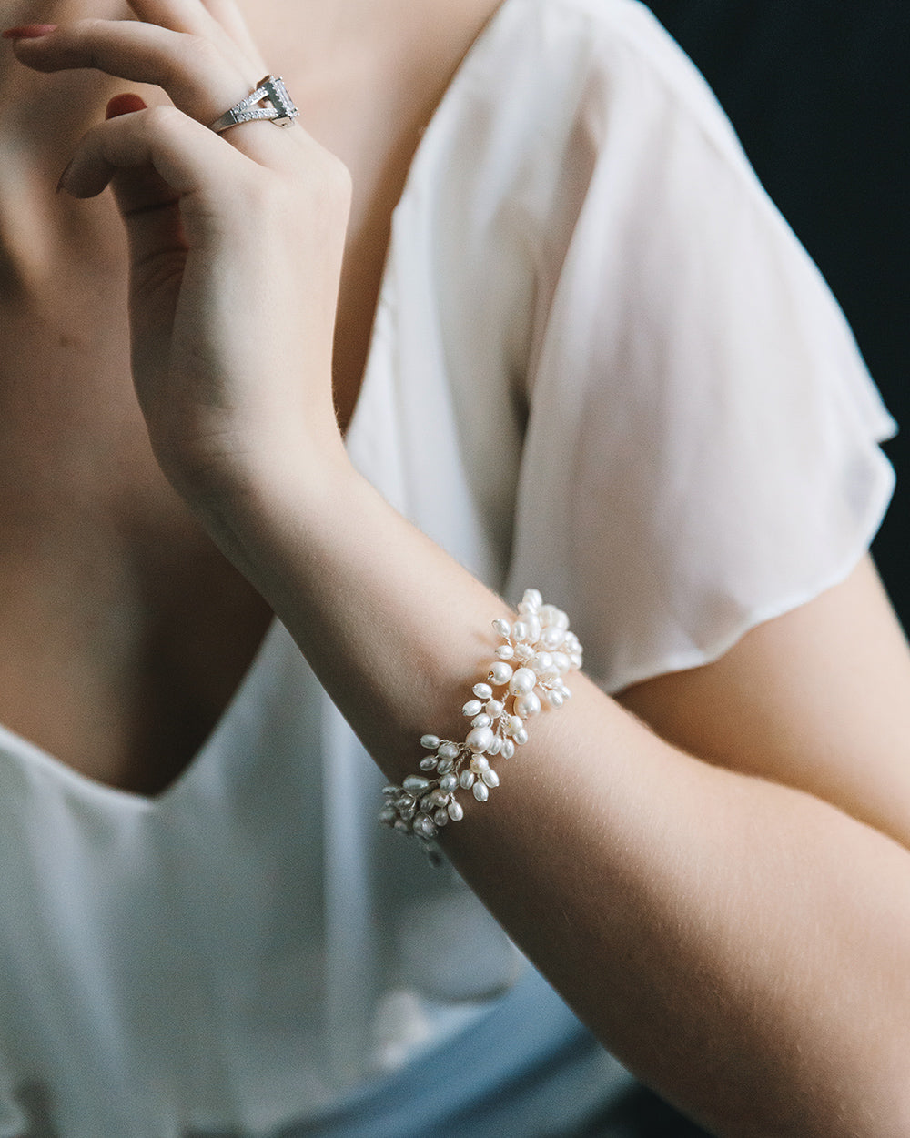 Elegant Freshwater Pearl Bracelet for Women - Genuine Handmade Jewelry Gift for Birthday, Anniversary & Wedding | Perfect for Daily Wear & Special Occasions