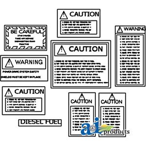 A&I Products Universal Caution Kit - First Aid & Safety Supplies (Part No. A-CAUKIT) for Hospitals, Clinics & Emergency Preparedness