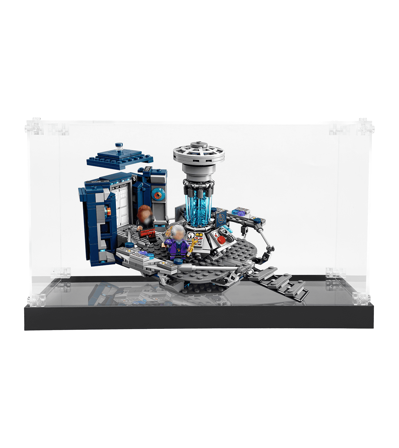 LEGO Ideas Doctor Who 21304 Display Case - Clear Acrylic Showcase for Collectible LEGO Sets - Perfect for Home Decor, Office Display & Gift Giving