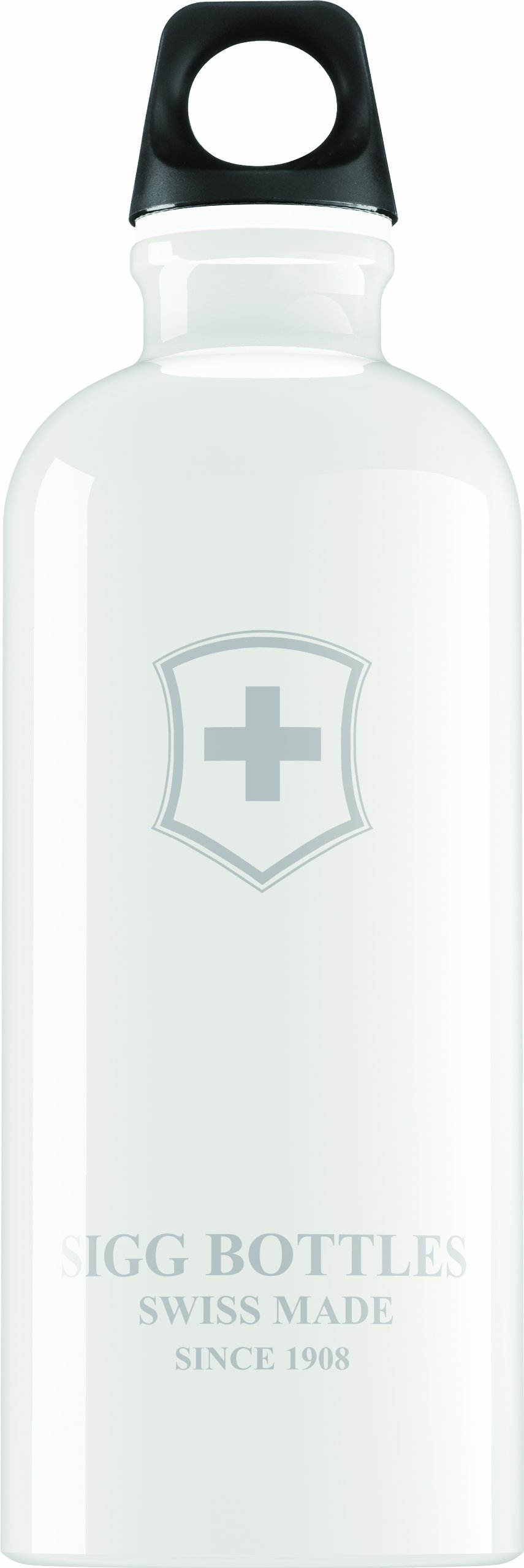 SIGG Swiss Emblem Water Bottle - 18oz Stainless Steel Vacuum Insulated, Leak Proof, BPA Free - Perfect for Hiking, Gym & Outdoor Activities