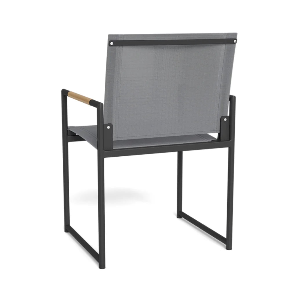Lightweight Aluminum Outdoor Dining Chair - Weather-Resistant Patio Furniture for Garden, Poolside & Backyard Relaxation