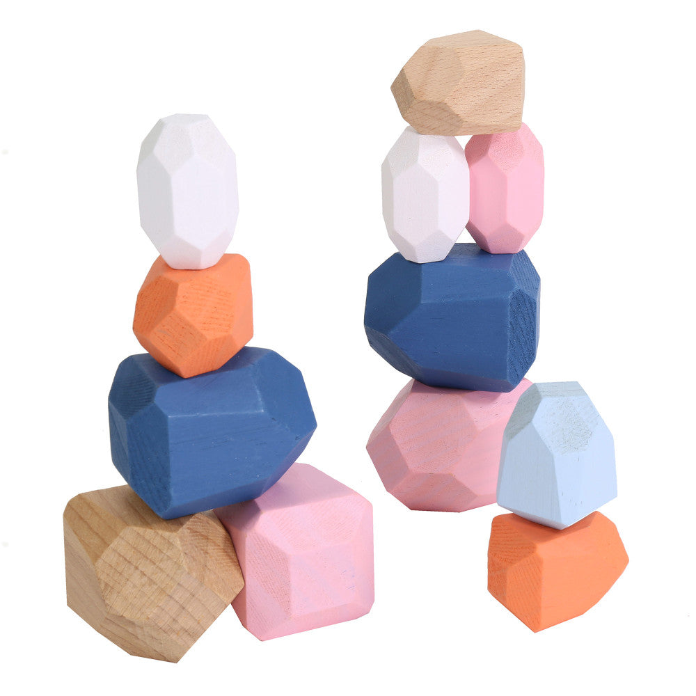 Ambassador Games: Mindful Living Stacking Stones Tower Challenge - Fun Balance Game for Family & Kids - Perfect for Stress Relief, Meditation, and Indoor Party Activities