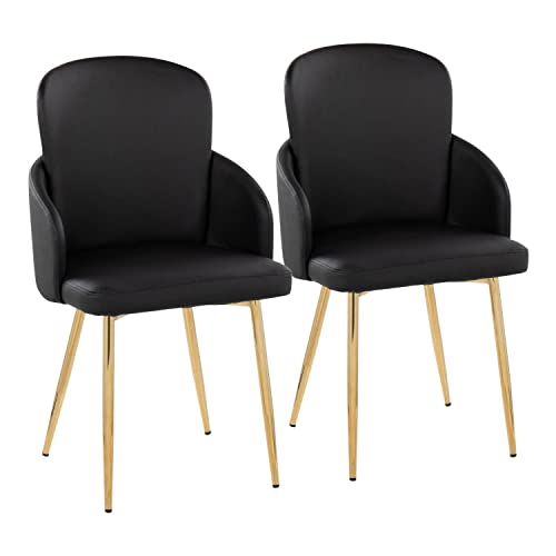 Black Faux Leather, Chrome