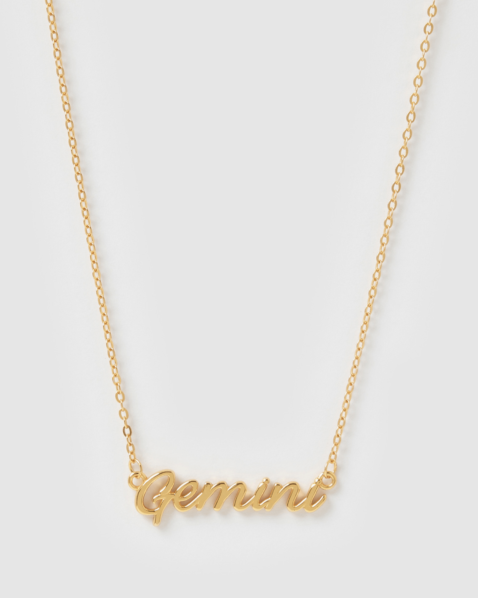 Gemini Zodiac Necklace in Gold - Perfect Gift for Birthdays, Anniversaries & Astrology Lovers