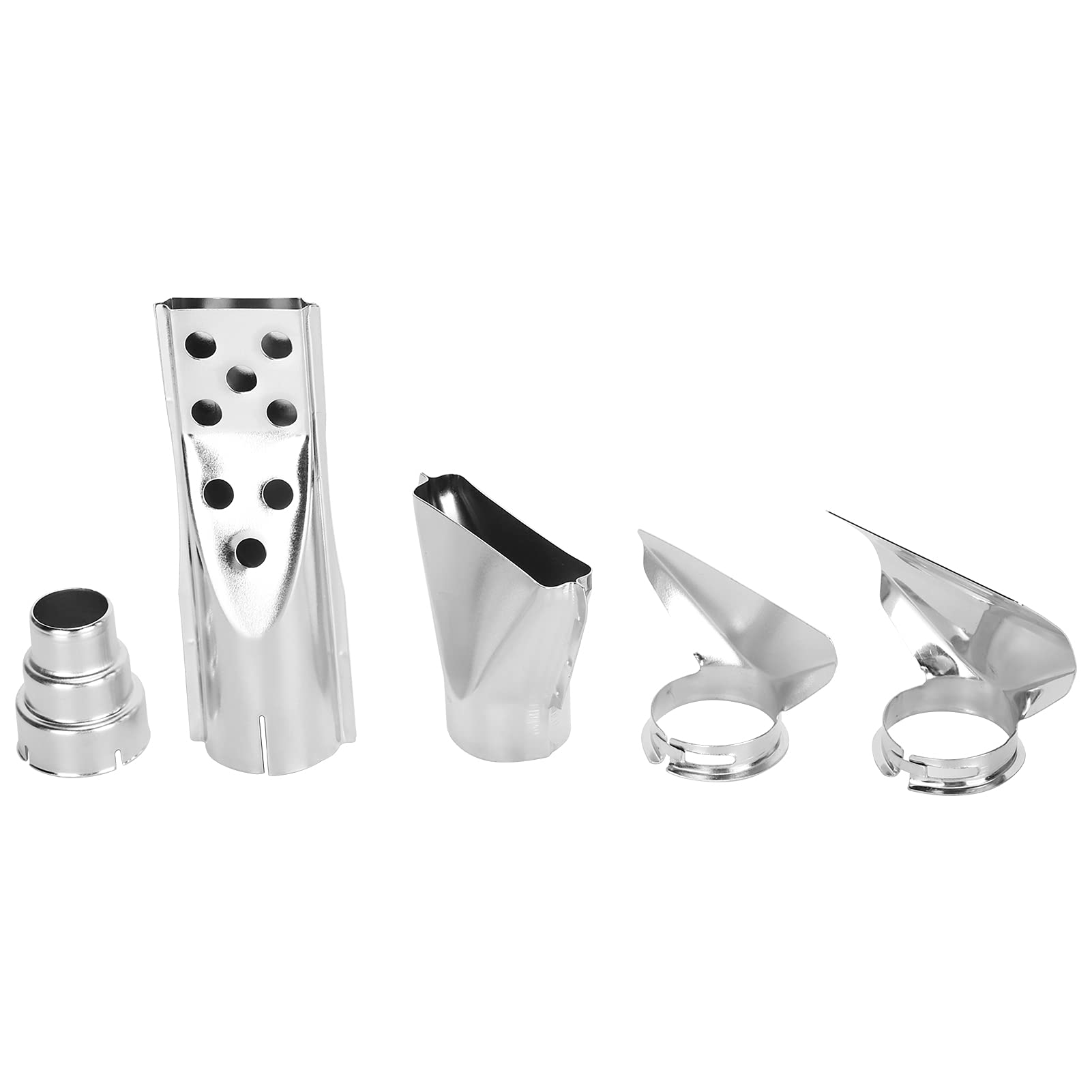 Stainless Steel Flat Nozzle 5Pcs - Hot Air Gun Replacement for Industrial Use
