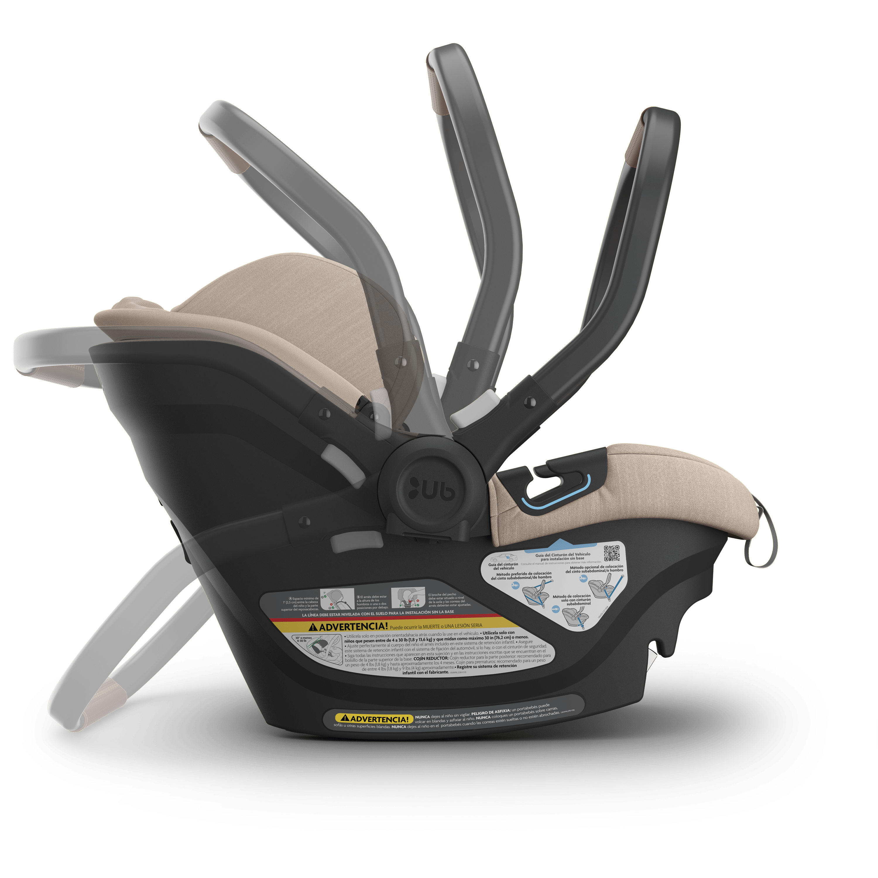 Uppababy Aria Lightweight Convertible Car Seat for Infants & Toddlers - Safe, Comfortable & Easy to Install - Perfect for Travel, Daily Commutes & Family Road Trips