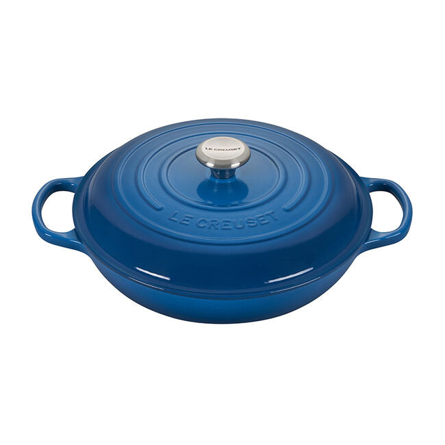 Le Creuset 3.5 Quart Enameled Cast Iron Braiser with Lid - Perfect for Searing, Braising & Slow Cooking | Oven & Stovetop Safe | Ideal for Family Dinners & Entertaining