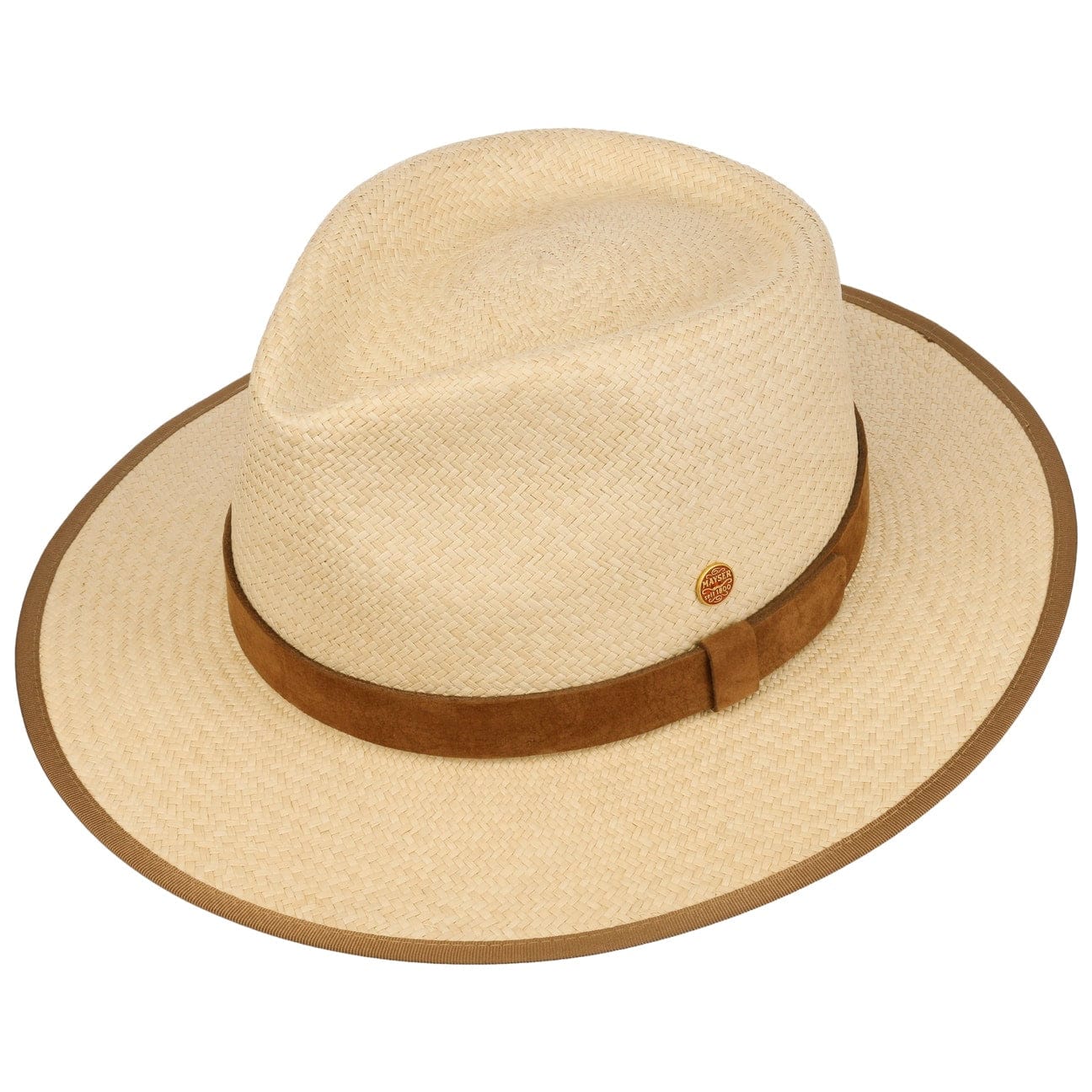 Authentic Fernando Panama Hat by Mayser - Handwoven Straw Sun Hat for Men & Women - Perfect for Beach, Summer Vacations & Outdoor Adventures