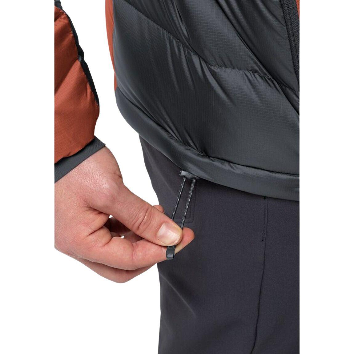 Jack Wolfskin Nebelhorn Down Hoody for Men - Lightweight Warm Winter Jacket for Outdoor Hiking & Camping