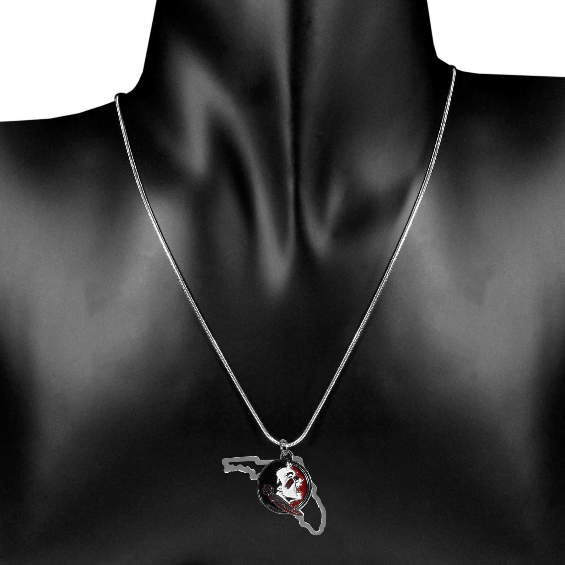 NCAA State Charm Necklace for Women & Men - Siskiyou University Alumni Gift - Perfect for Game Day, Graduation & College Pride Accessories
