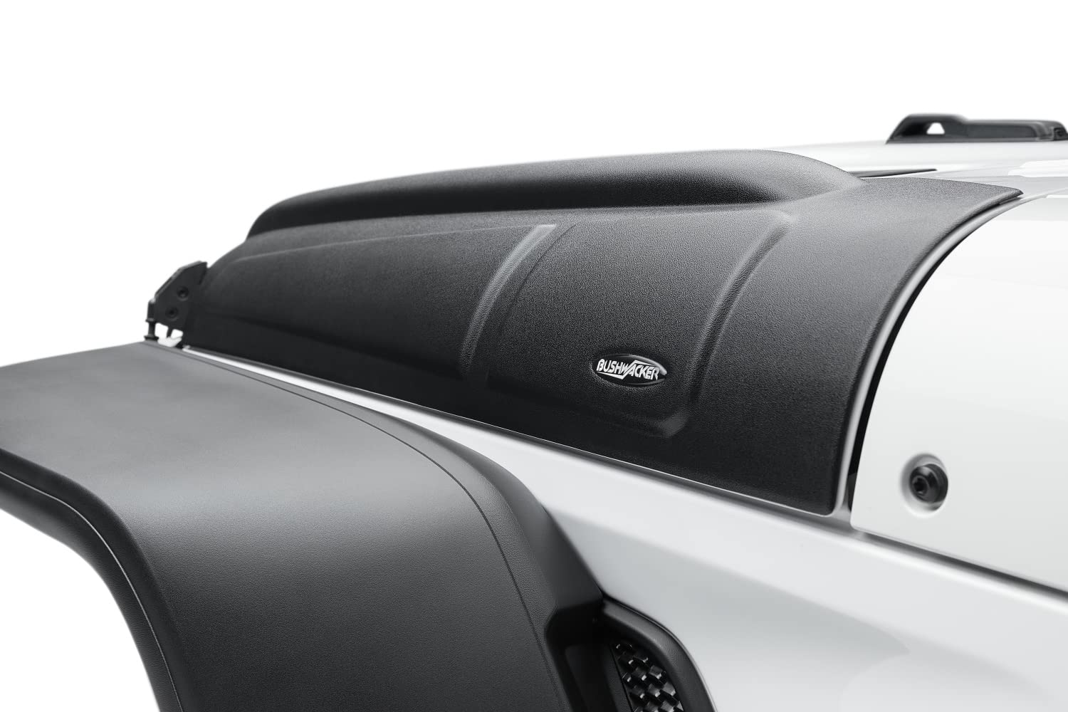 Bushwacker Trail Armor Front Hood Guard for 2018-2025 Jeep Wrangler JL & 2020-2025 Jeep Gladiator | 3-Piece Black Off-Road Protection | Perfect for Rock Crawling & Trail Adventures