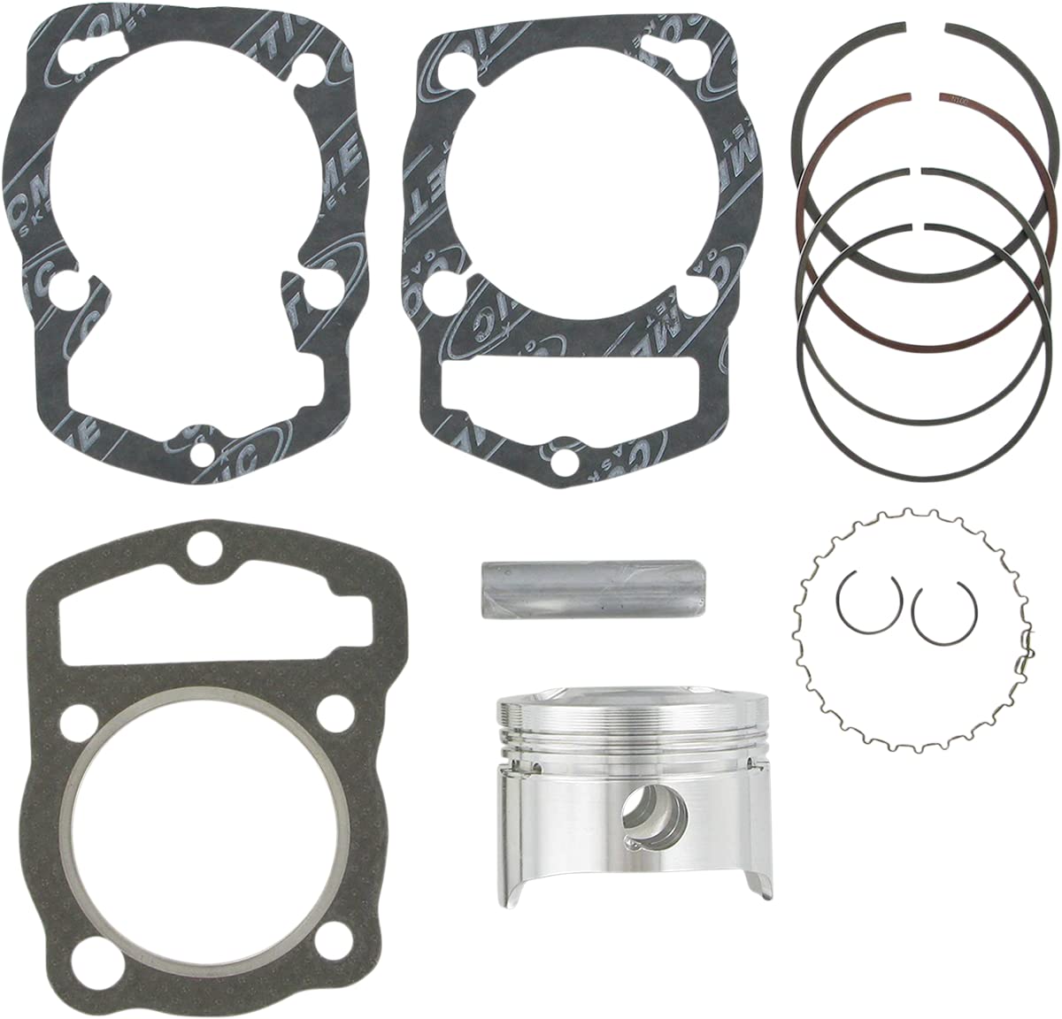 Wiseco Top End Kit 1.50mm Oversize Piston 66.50mm Bore 10.25:1 Compression Ratio PK1003 - High Performance Engine Rebuild for Motorcycles & ATVs