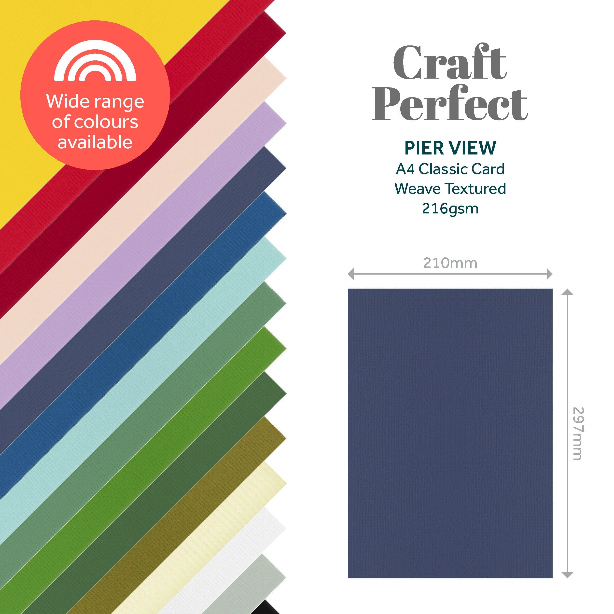 20-Pack Classic A4 Greeting Cards with Pier View Design - Perfect for Birthdays, Anniversaries & Thank You Notes (Model 9096E20)
