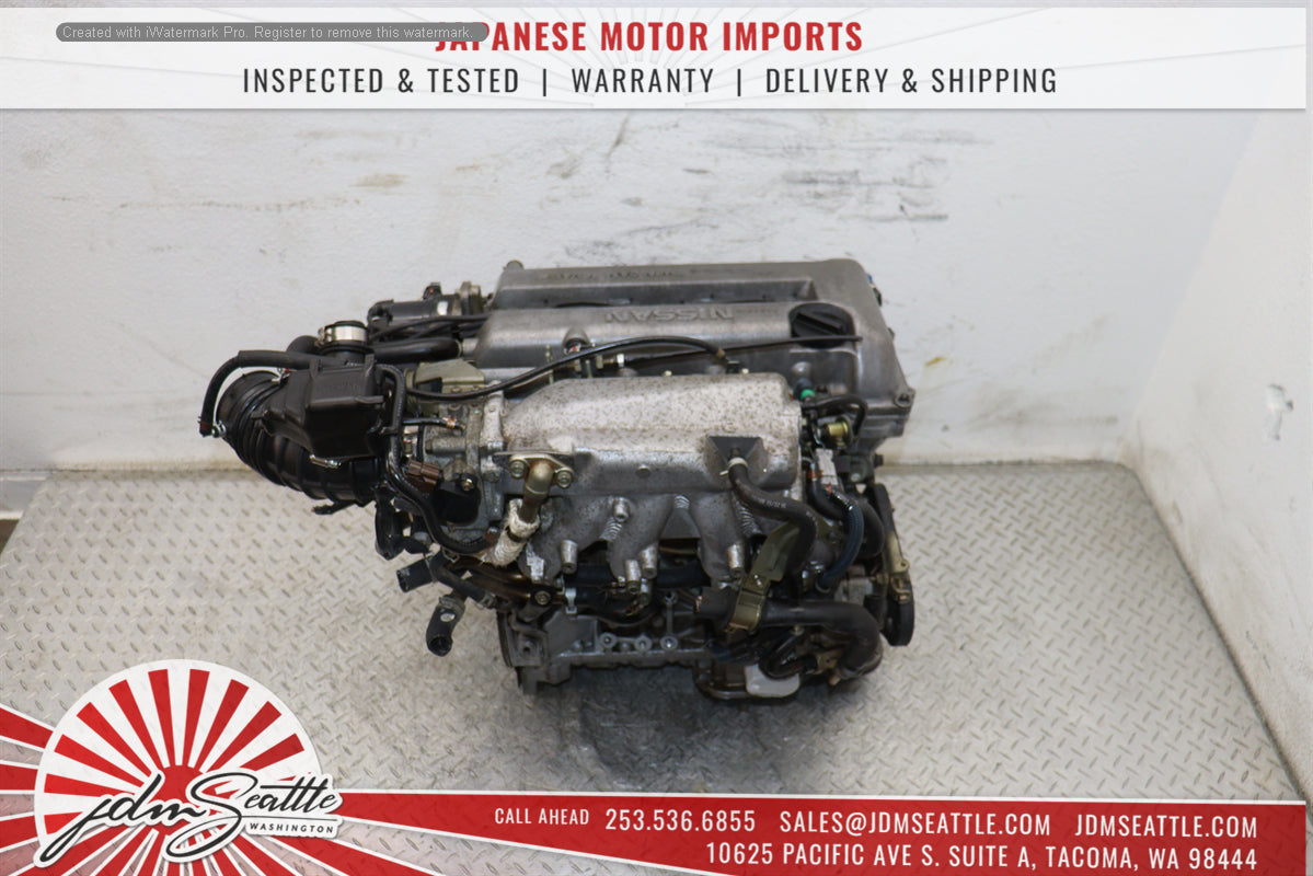 JDM SR20 Nissan Primera Sentra G20 2.0L 4-Cylinder Non-Turbo Engine Silver Top SR20DE - High-Performance Replacement for Nissan Models, Perfect for Engine Swaps & Restorations