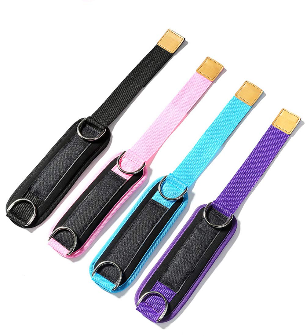 Premium Adjustable Fitness Ankle Straps with Door Anchor - Heavy Duty Leg Sleeves for Home Gym Workouts - Tone Legs, Abs & Glutes - Weight Loss & Fat Burning Resistance Bands (Ideal for Strength Training, Yoga, Pilates & Physical Therapy)