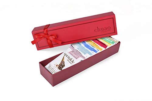 Premium Chuao Chocolatier Artisan Chocolate Gift Set - 8pc Assorted Milk & Dark Mini Bars | Gourmet Chocolate Collection for Gifting, Parties & Special Occasions