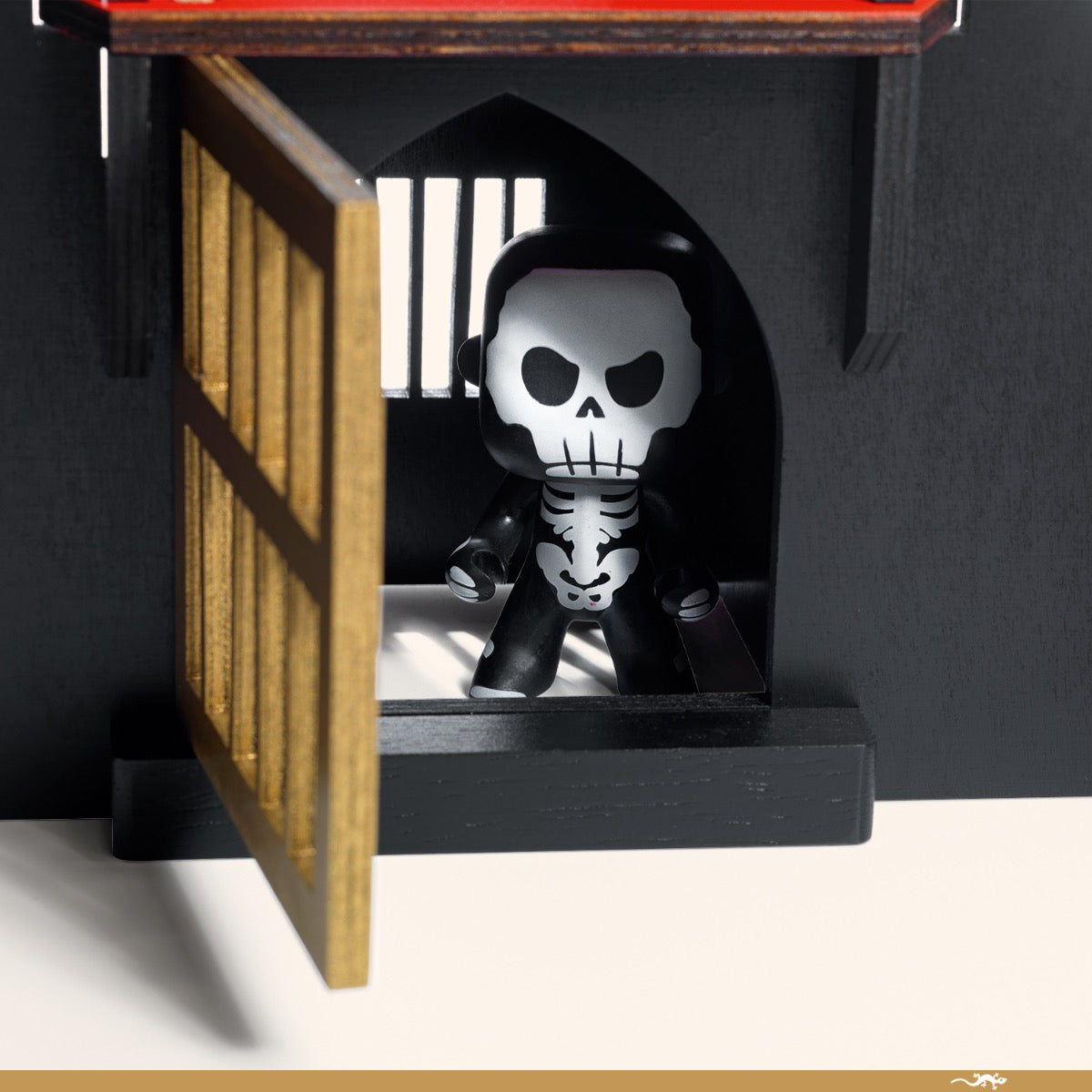 Djeco Arty Toys Black Castle - Creative Building Blocks for Kids | Pretend Play, Educational STEM Toy for Children's Imagination & Storytelling