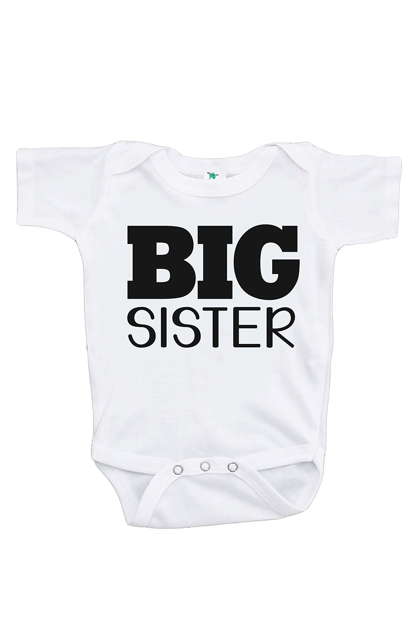7 ate 9 Apparel Girls' Big Sister One-Piece Romper - Cute Matching Outfits for Siblings & Family Photos
