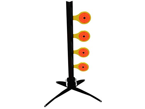 Birchwood Casey Dueling Tree Rimfire Target Steel - Yellow Shooting Target for .22 LR Pistol & Rifle Training | Outdoor Range Practice & Competitive Shooting